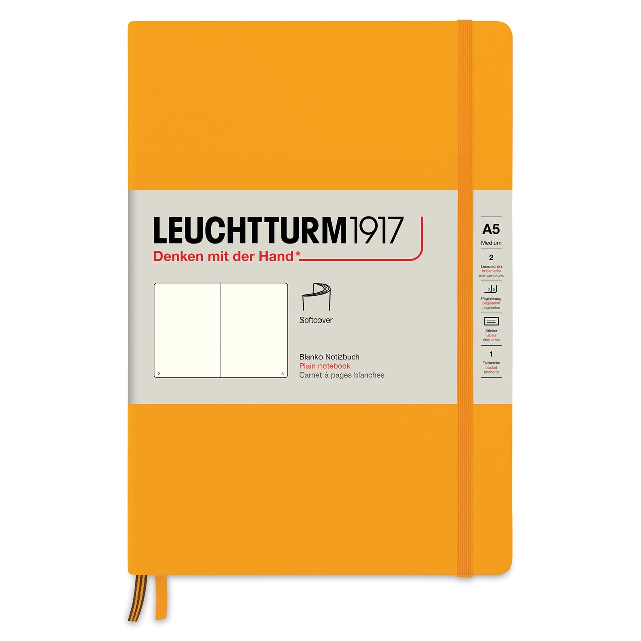 Leuchtturm1917 Ruled Softcover Notebook - Rising Sun, 5-3/4" x 8-1/4"